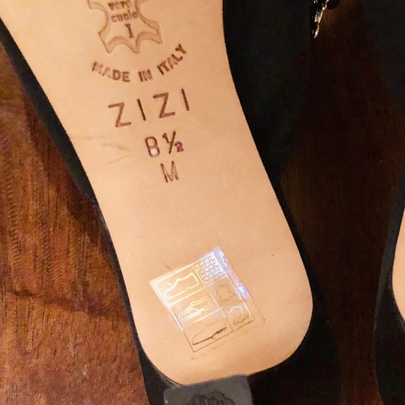 🆕 Brighton ZIZI Black Satin W/ Silver & Bead Mule - Picture 6 of 8